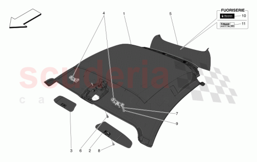 Part Diagram for Maserati 675001267