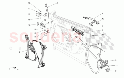 Part Diagram for Maserati 670162411