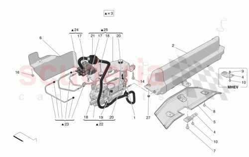 Part Diagram for Maserati 673013294