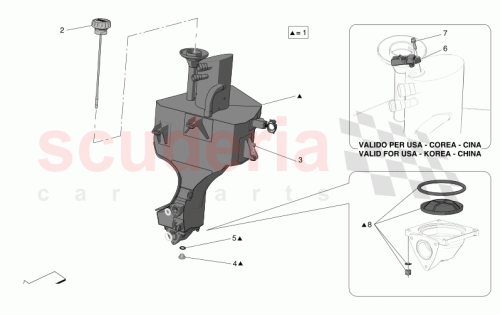 Part Diagram for Maserati 670216015