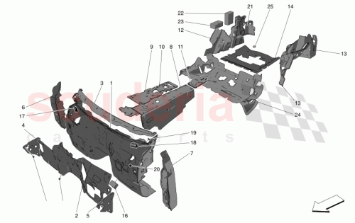 Part Diagram for Maserati 670182441