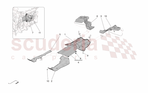 Part Diagram for Maserati 670215615