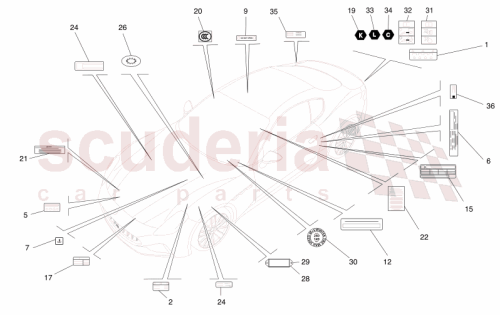 Part Diagram for Maserati 675230717