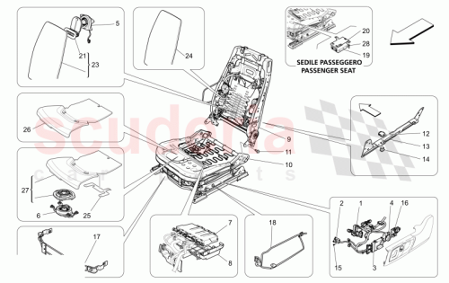 Part Diagram for Maserati 673008282