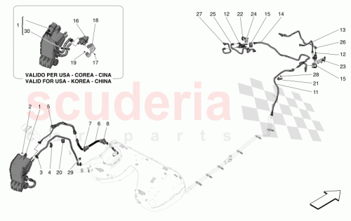 Part Diagram for Maserati 675002008
