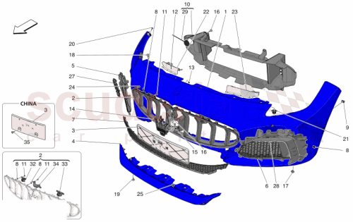 Part Diagram for Maserati 670154954
