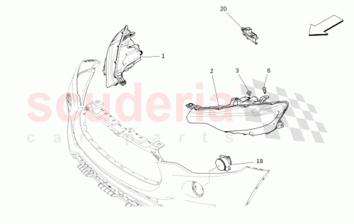 Part Diagram for Maserati 670159540