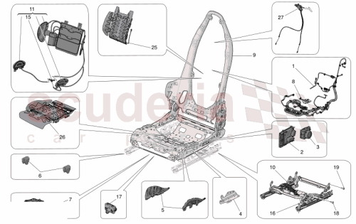 Part Diagram for Maserati 673013575
