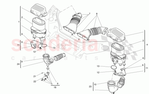 Part Diagram for Maserati 670105374