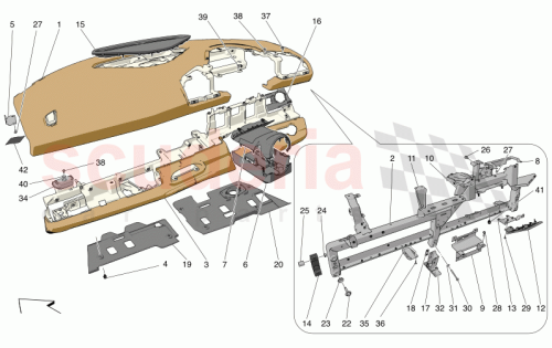 Part Diagram for Maserati 675001263