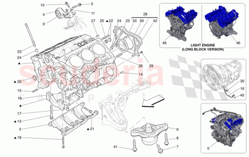 Part Diagram for Maserati 673015480