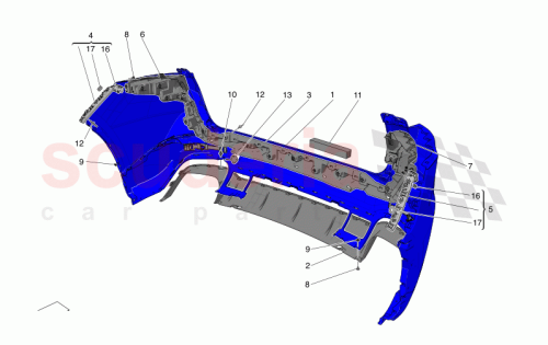 Part Diagram for Maserati 675002034
