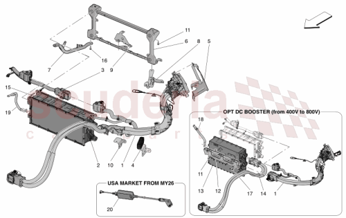 Part Diagram for Maserati 670159306