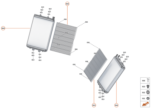 Part Diagram for McLaren 16LA371CP