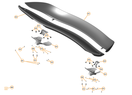 Part Diagram for McLaren 00RA473