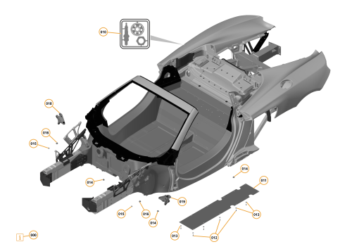 Part Diagram for McLaren 11A3993SP