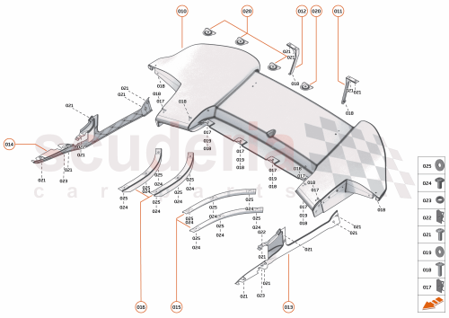 Part Diagram for McLaren 00RA512