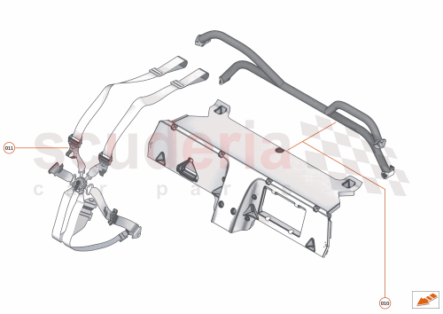 Part Diagram for McLaren 11NA052MP