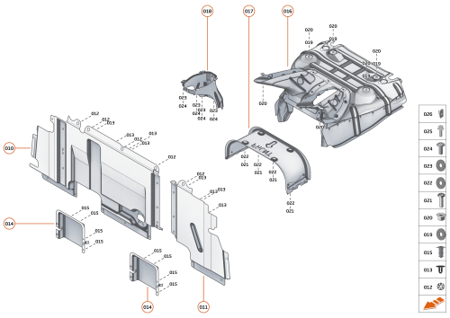 Part Diagram for McLaren 00RG003