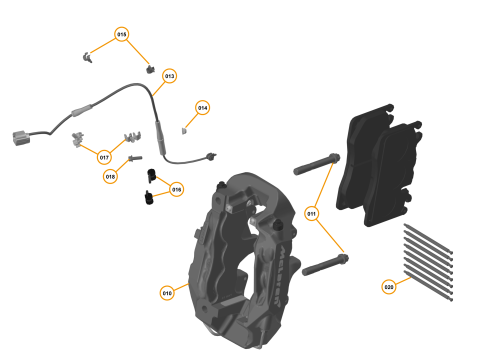 Part Diagram for McLaren 00RA555