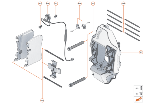 Part Diagram for McLaren 15CA219CP