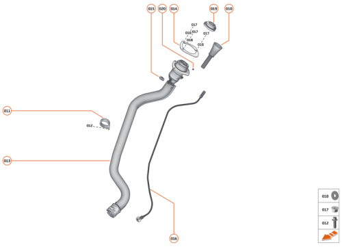 Part Diagram for McLaren 23KA036CP