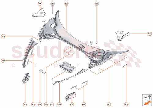Part Diagram for McLaren 13A6192CP