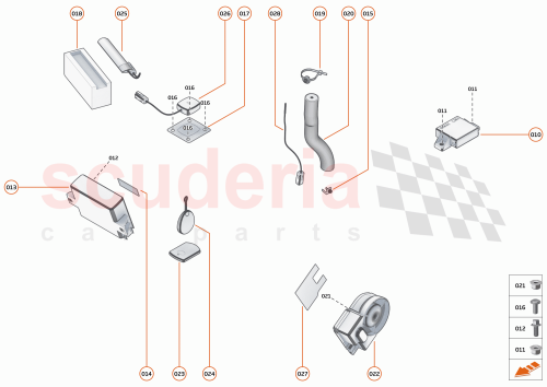 Part Diagram for McLaren 23MA444CP