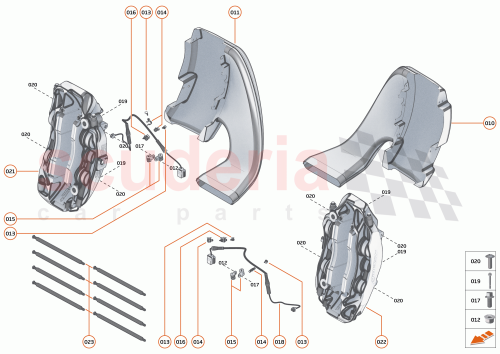 Part Diagram for McLaren 15CA215CP