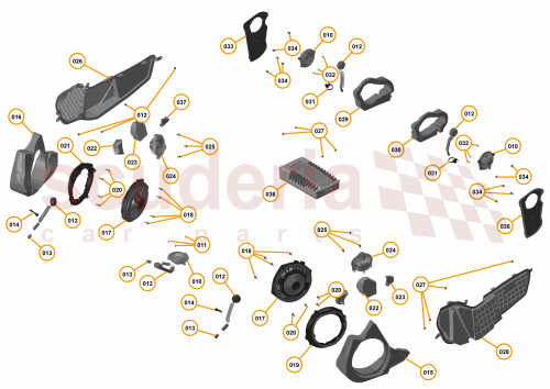 Part Diagram for McLaren 14MA777CP
