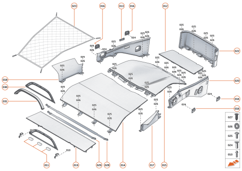 Part Diagram for McLaren 00RB256