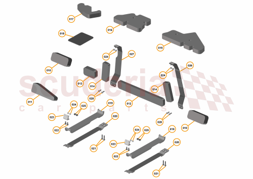 Part Diagram for McLaren 00RG010