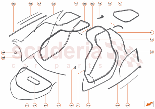 Part Diagram for McLaren 13BA490RP