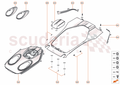 Part Diagram for McLaren 13AB906RP