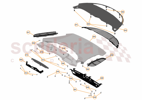 Part Diagram for McLaren 13A6976GP