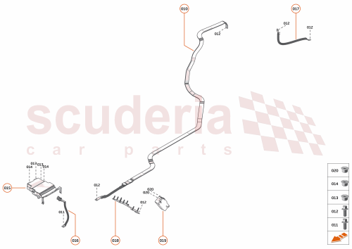 Part Diagram for McLaren 23MA025CP