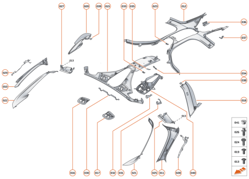 Part Diagram for McLaren 23NA087CP