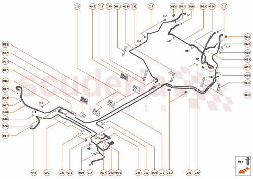 Part Diagram for McLaren 13LA006CP