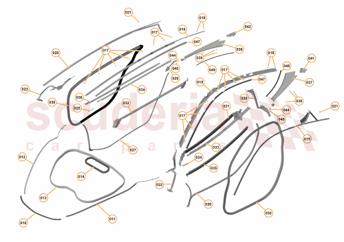 Part Diagram for McLaren 13AA865CP