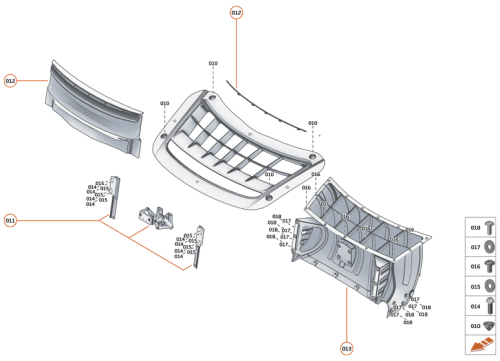 Part Diagram for McLaren 26AD315SP