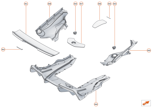 Part Diagram for McLaren 11L0229CP