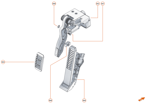 Part Diagram for McLaren 13CA034CP
