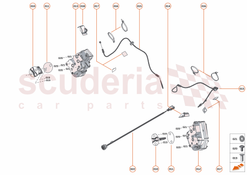 Part Diagram for McLaren 16AA545SP