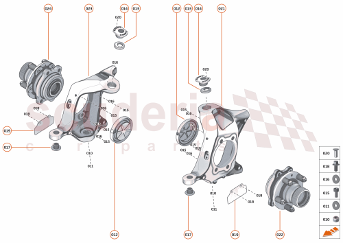 Part Diagram for McLaren 31BA002CP