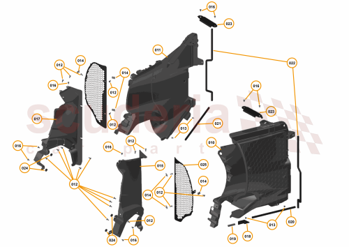 Part Diagram for McLaren 14A3025CP