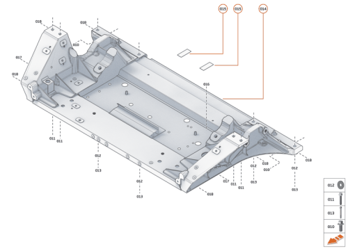 Part Diagram for McLaren A1BA119QP