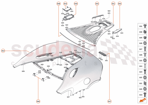 Part Diagram for McLaren 00RG049
