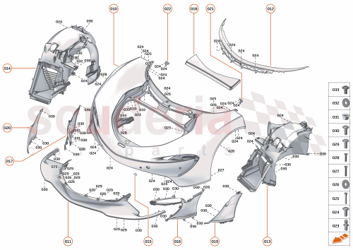 Part Diagram for McLaren 14AA216RP