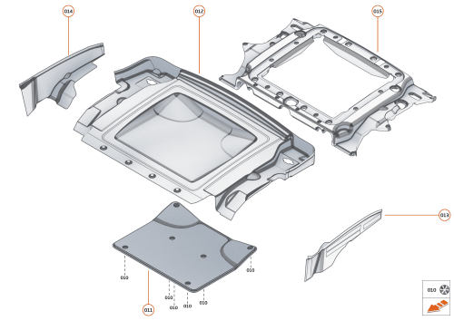 Part Diagram for McLaren 14AB523SP