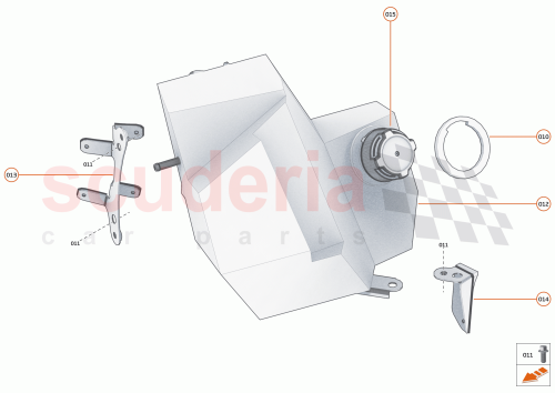 Part Diagram for McLaren 15LA024CP